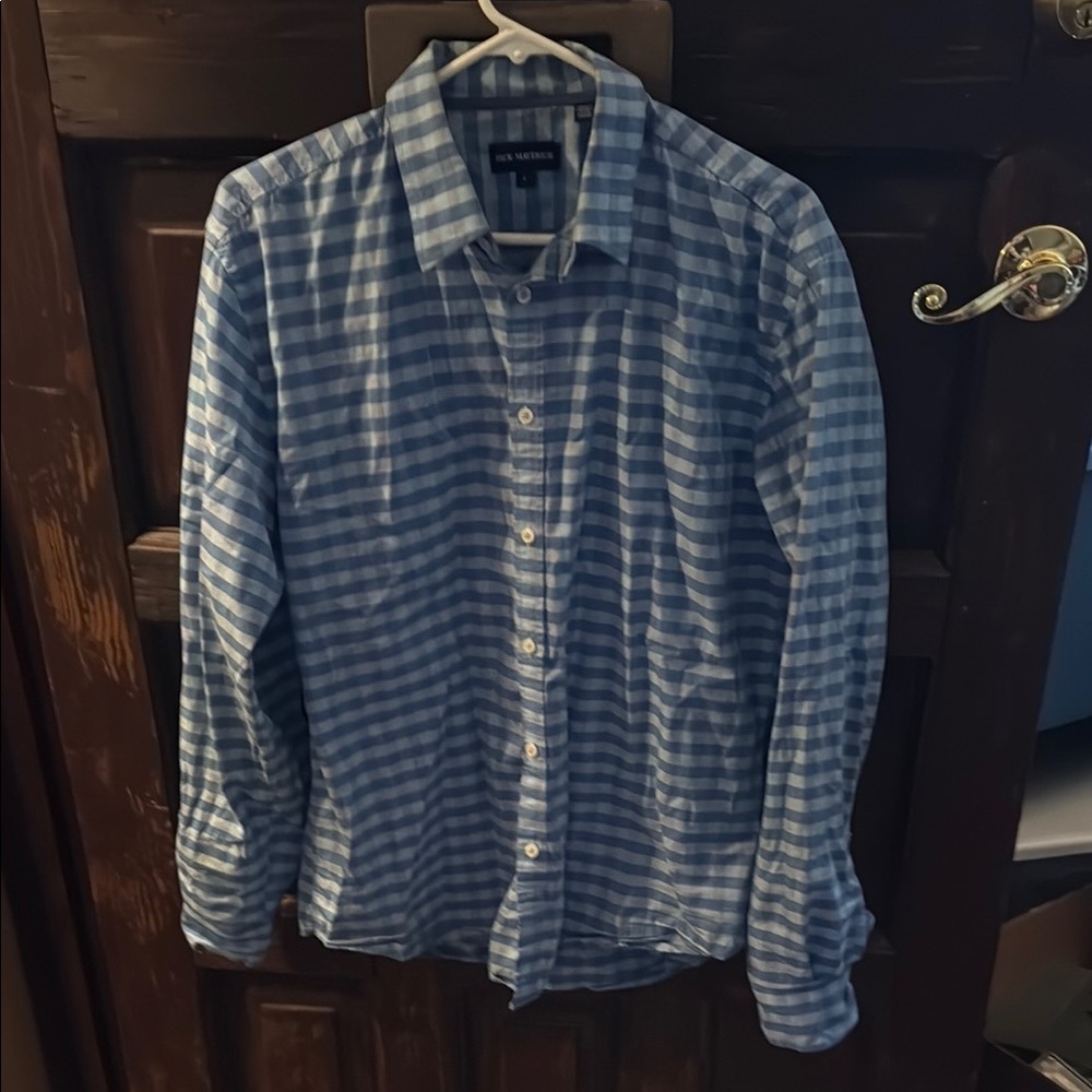 Jack Maverick Blue Checkered Shirt
